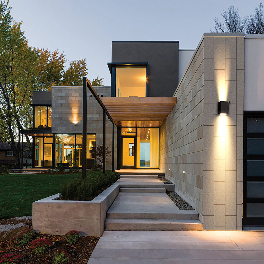 SUNSTRIKE | Solar Up & Down Wall Pack | 1 Watt | 150X2 Lumens | 4000K | 5 Year Warranty