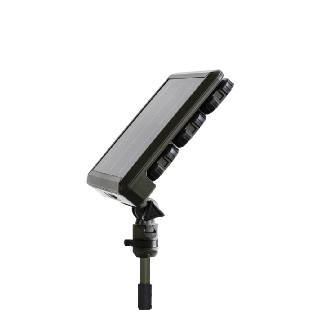 SUN TRACK | Solar Flexible Tripod Design Light | 9 Watt | 3500 Lumens | Multiple Combination Modes | IP44 | Height 4 to 7 Feet | 1 Year Warranty