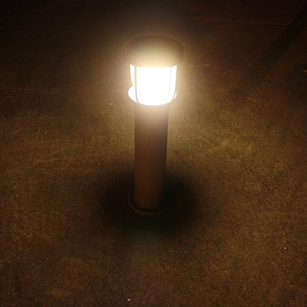 TITAN | AVS-BL019-1 | Solar Bollard Light | 3.5 Watt | 250 Lumens | 3000K-5000K CCT | Solar Panel 6Wc | Lithium Battery 28WH | Installation Height 31.4 Inch | IP65 | Aluminum | 5 Years Warranty