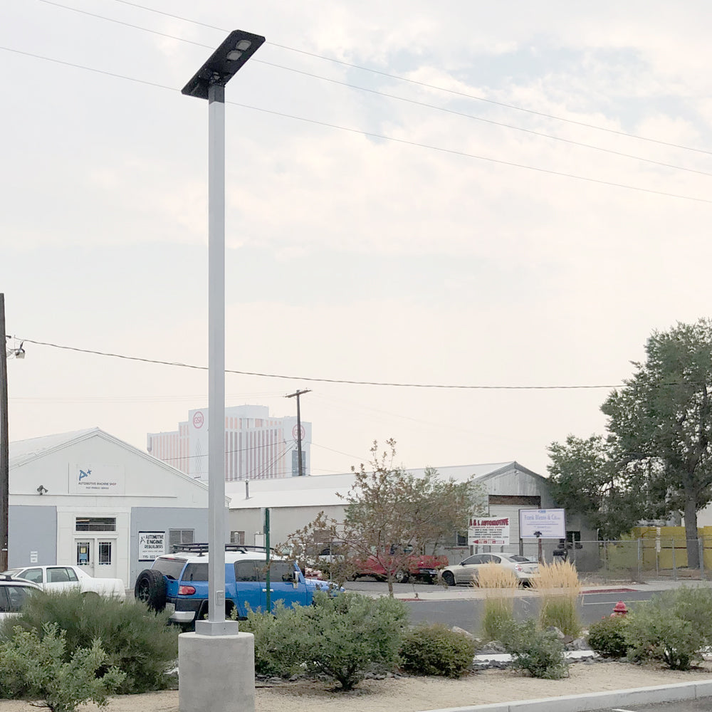 POLLUX | Solar LED Street Light | 80 Watt | 15680 Lumens | CCT Adjustable 4000K-5000K | Parking Lot Light | Solar All in One Pro Street Light | 5 Years Warranty