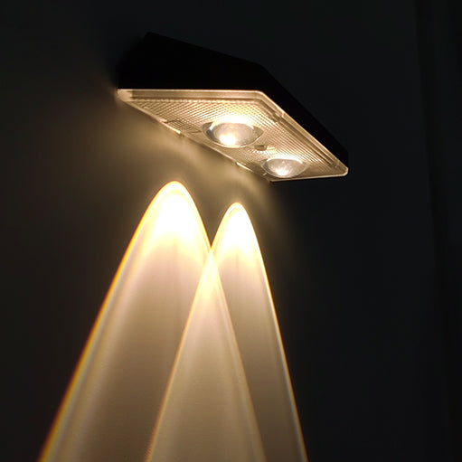 SUN BEAM | Solar LED Wall Washer | 0.8 Watt | 20Lm | Adj CCT 3K/4K/6K | IP44 | CE & RoHS Listed | Pack of 4