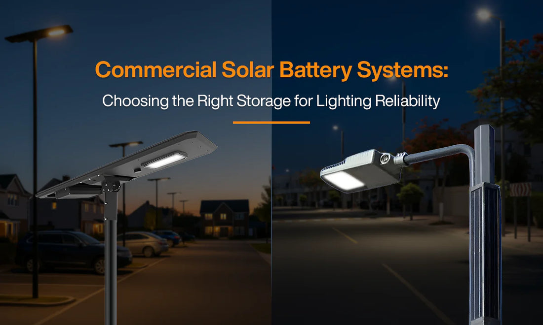 Commercial Solar Battery Systems: Choosing the Right Storage for Lighting Reliability