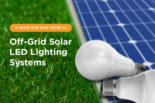 solar panel with led light