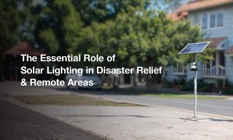 How Solar-Powered Lights Help in Disaster Relief and Remote Areas?