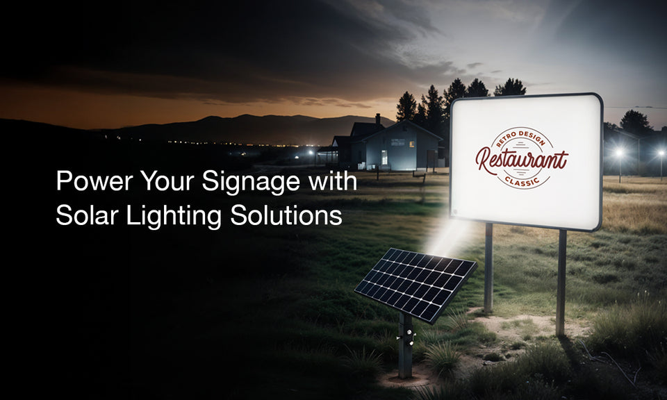 Solar Signage Lighting