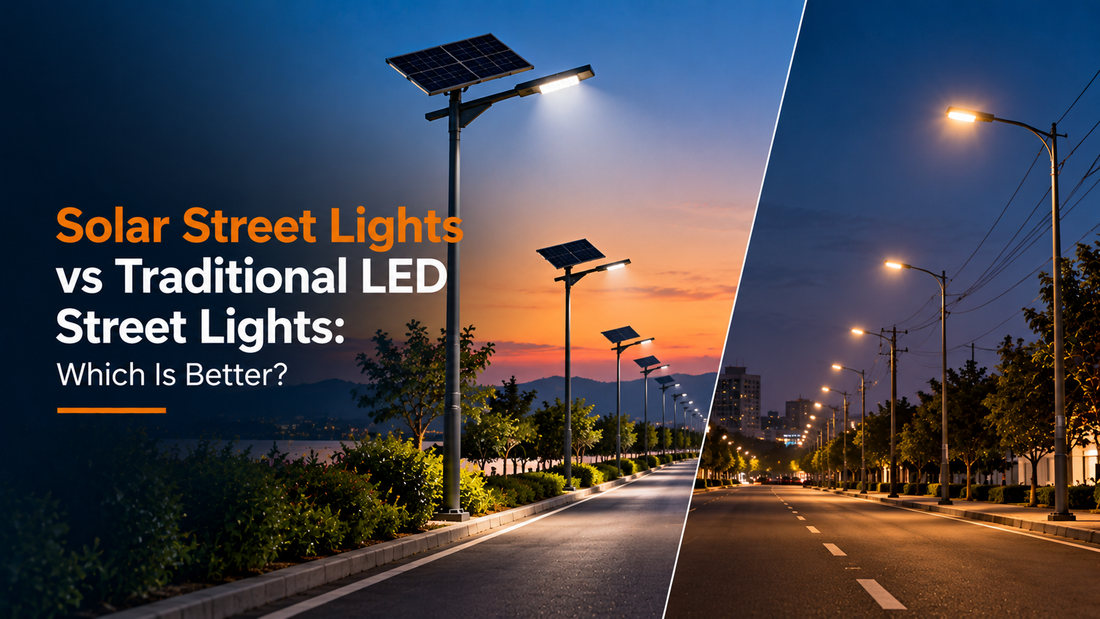 Solar Street Lights vs Traditional LED Street Lights: Which Is Better?