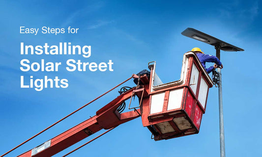3 Trouble-free Steps to Install Solar Street Lights