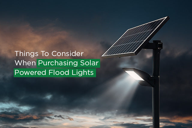 Relevant Aspects to Take Note of When Buying Solar Floodlights