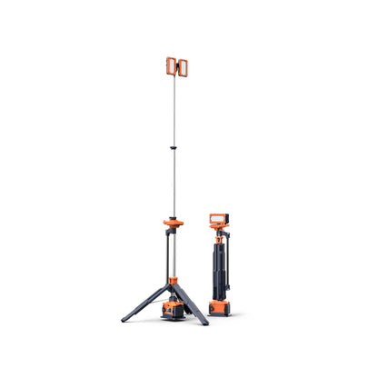 LumiTrek 300 | AVS-LTTL-300 | Light Tower | Dual Head | 14000 Lumens | Multiple Battery Modes | IP66 | Height 10.17 Feet