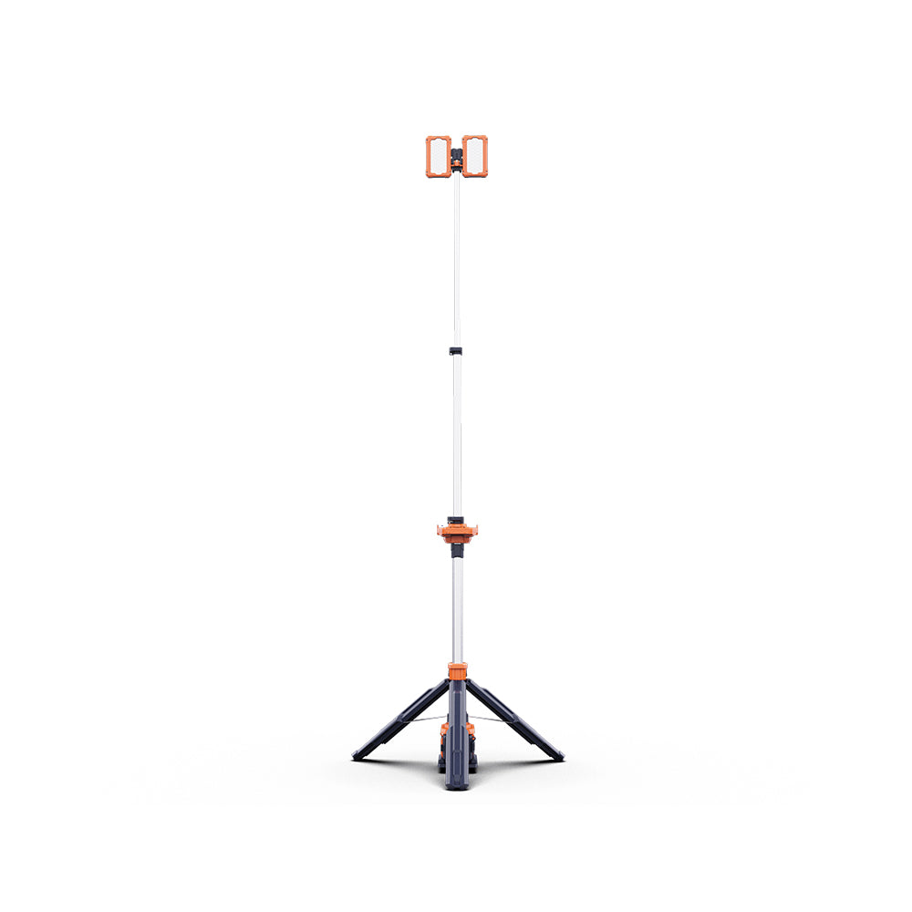 LumiTrek 300 | AVS-LTTL-300 | Light Tower | Dual Head | 14000 Lumens | Multiple Battery Modes | IP66 | Height 10.17 Feet