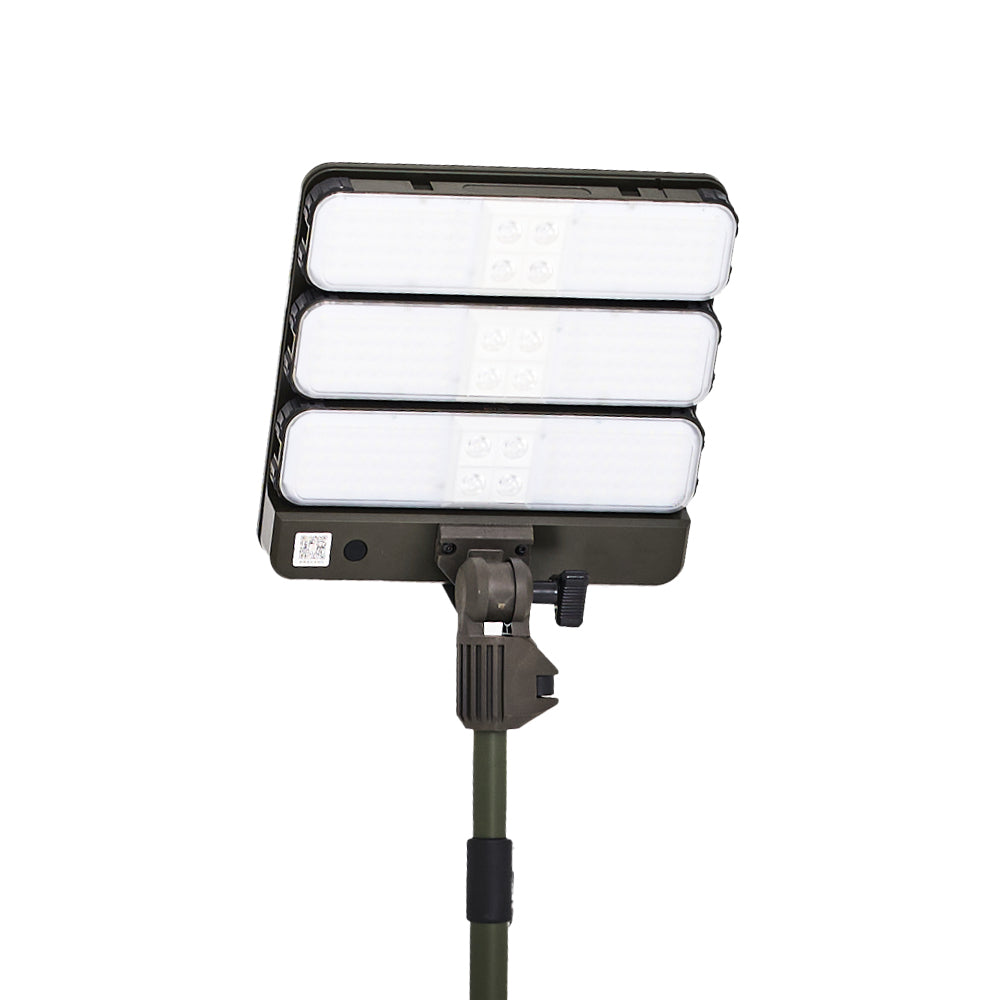 SUN TRACK | Solar Flexible Tripod Design Light | 9 Watt | 3500 Lumens | Multiple Combination Modes | IP44 | Height 4 to 7 Feet