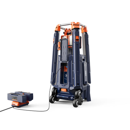 Light Tower Charger | AVS-S2 | Dual Bay Simultaneous Charger | Input AC 100-277V 1.5A | Output 29.4V 1A | Charge Time 1H(Single D24-54), 2H(Single D24-100) | Recommended Battery D24-54/ D24-100 | Intelligent Current Control