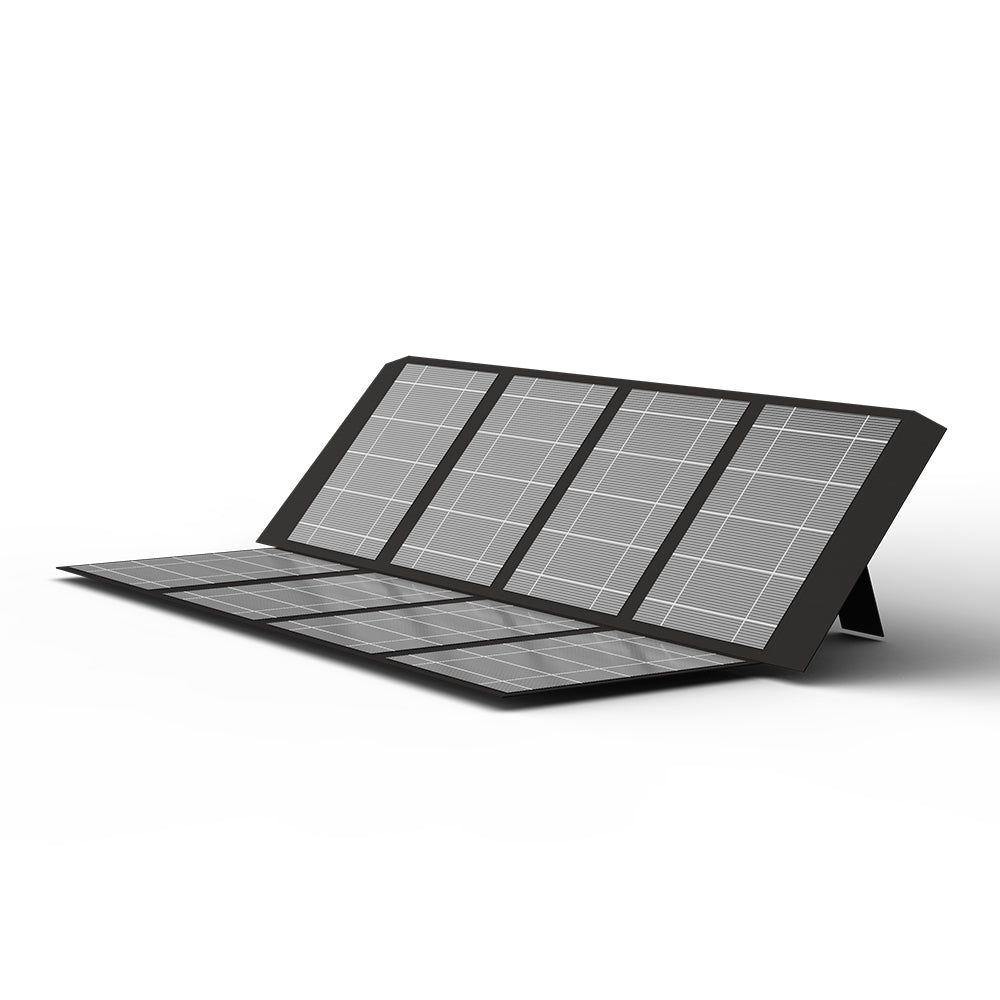Light Tower Charger | AVS-F200 | Portable 200W Folding Solar Panel | Single Crystal 36V | Bracket Bracing | Storage Bag Buckle | Portable Design