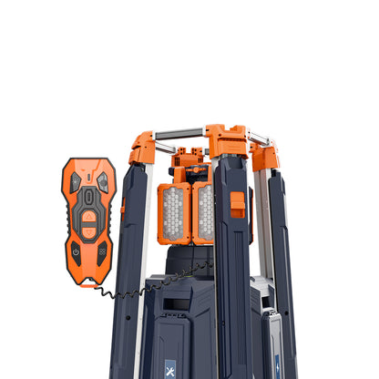 LumiTrek 500 | AVS-LTTL-500 | Light Tower | Four Head | 62000 Lumens | Multiple Battery Modes | IP65 | Height 14 Feet