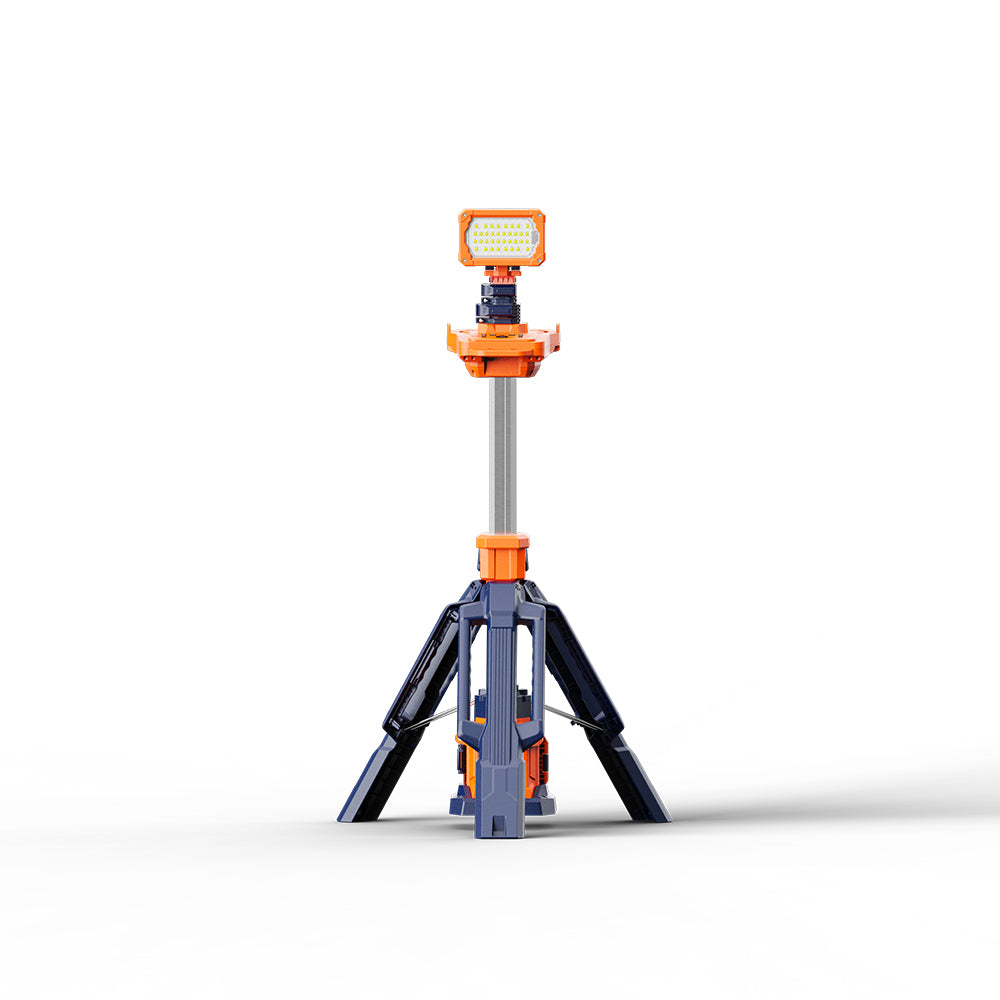 BrightMax | AVS-BPTL-200S | Portable Tripod Light | Single Head | 4000 Lumens | Multiple Battery Modes | IP66 | Height 7.47 Feet