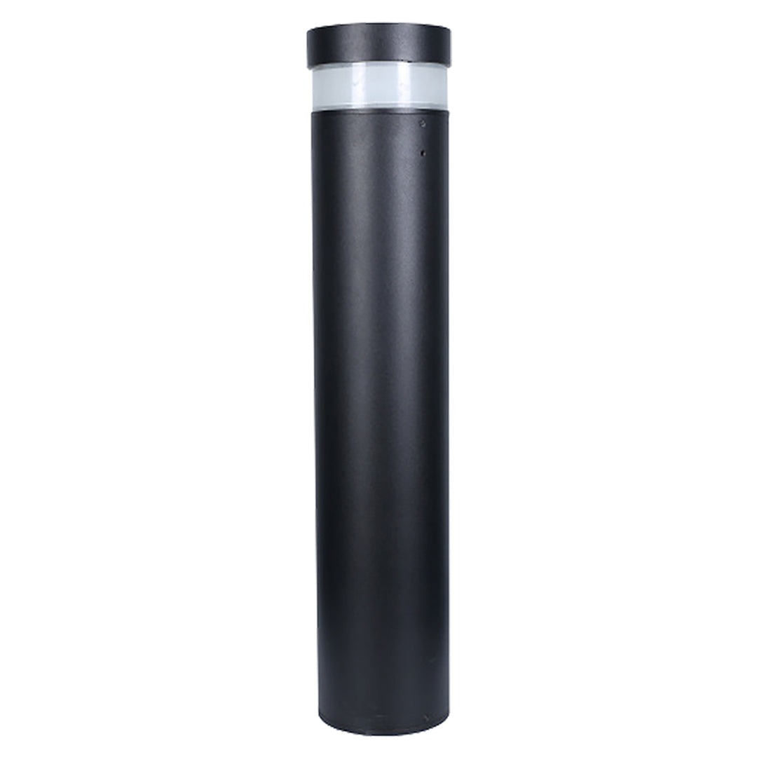 TITAN | Solar Bollard Light | 1.8 Watt | 250 Lumens | 5000K | Black Housing | Pathway Lighting | Garden Light | Solar Post Top Light | 5 Years Warranty - 5