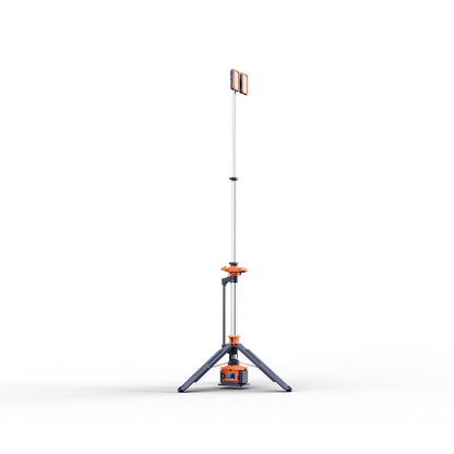 LumiTrek 300 | AVS-LTTL-300 | Light Tower | Dual Head | 14000 Lumens | Multiple Battery Modes | IP66 | Height 10.17 Feet