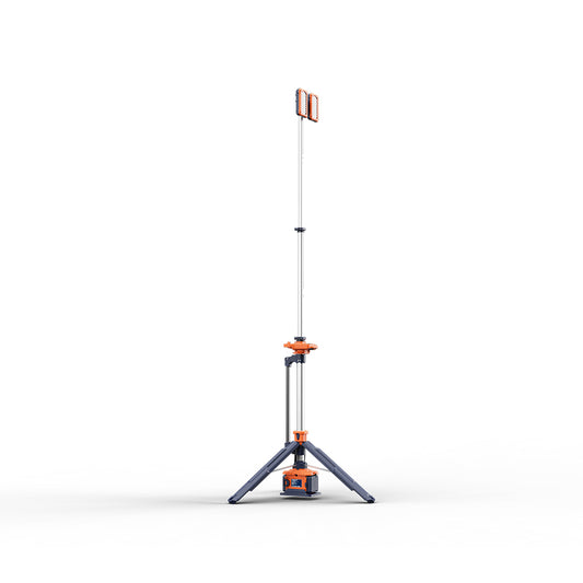 LumiTrek 300 | AVS-LTTL-300 | Light Tower | Dual Head | 14000 Lumens | Multiple Battery Modes | IP66 | Height 10.17 Feet