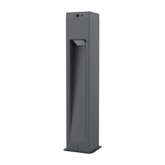 CUBE | Solar Bollard Light | 1.1 Watt | 1000 Lumens | 3000K | Li-ion battery | IP54 | ABS + PVC | 1 Year Warranty