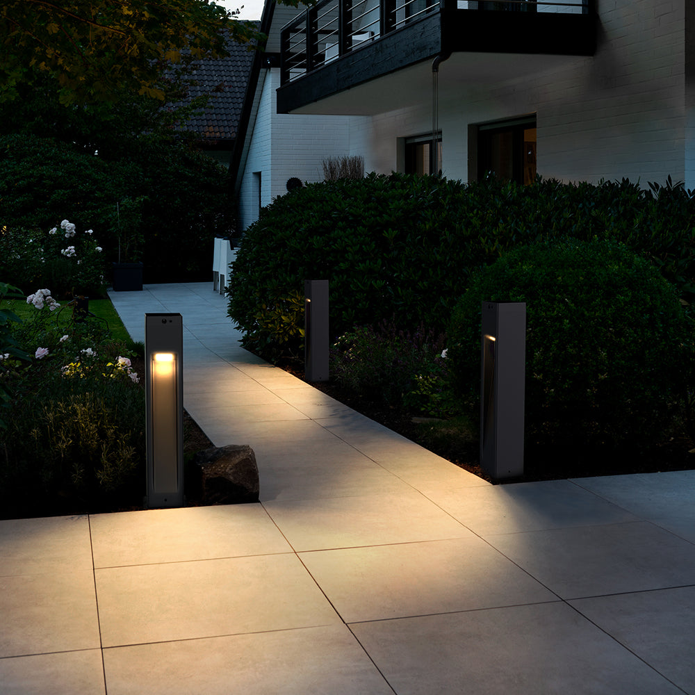 CUBE | Solar Bollard Light | 1.1 Watt | 1000 Lumens | 3000K CCT | Li-ion battery | IP54 | ABS + PVC | 1 Year Warranty