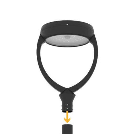 HELIO | Solar Pathway Light | 14 Watt | 2744 Lumens | 2300K-6500K CCT | Pathway Lighting | Garden Light | Smart Pole Light | 5 Years Warranty