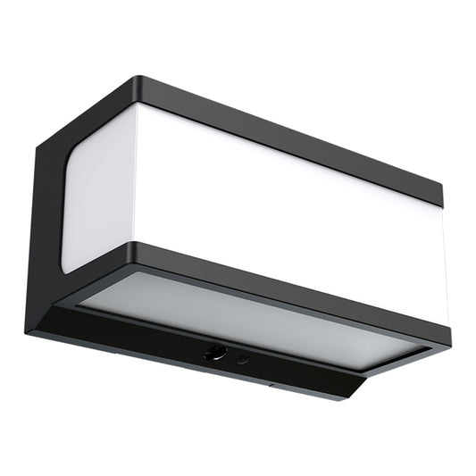Lunix Series Solar Wall Pack Light – 2000 Lumens | Anti-Glare | PIR Motion Sensor | IP54 | 4000K CCT