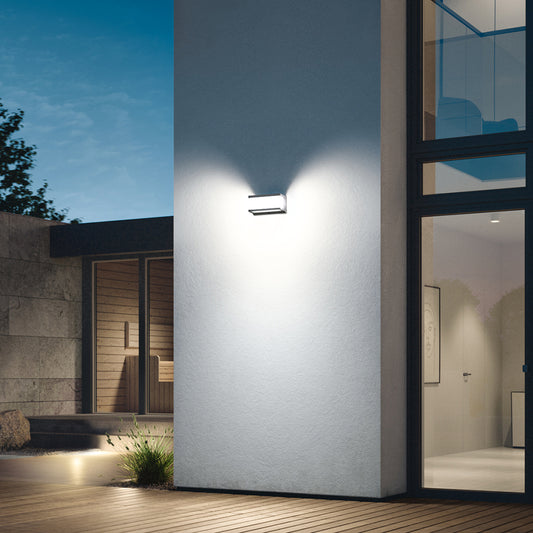 Lunix Series Solar Wall Pack Light – 2000 Lumens | Anti-Glare | PIR Motion Sensor | IP54 | 4000K CCT