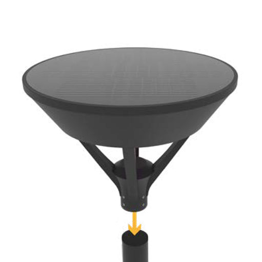 PLANTATION | Solar Pathway Light | 20 Watt | 3920 Lumens | 2300K-6500K CCT | Only Fixture | Pathway Lighting | Garden Light | Smart Pole Light | 5 Years Warranty