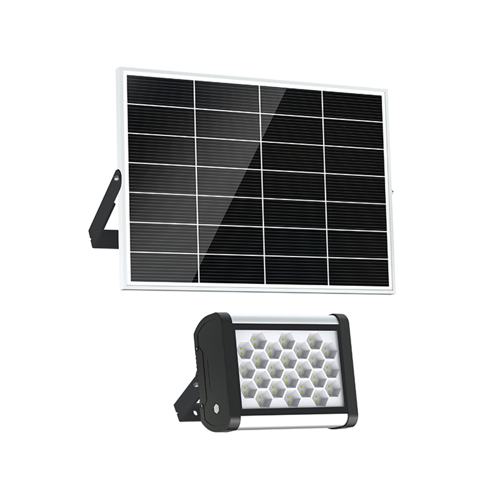 Beyond Solar SUNFORCE 27W Solar LED Flood Light | 4,000 Lumens | 5700K Daylight White | 30W Solar Panel | 256Wh LiFePO4 Battery | IP66