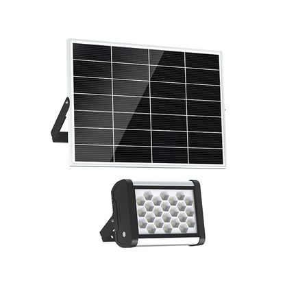 Beyond Solar SUNFORCE 27W Solar LED Flood Light | 4,000 Lumens | 5700K Daylight White | 30W Solar Panel | 256Wh LiFePO4 Battery | IP66