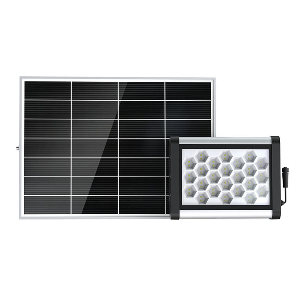Beyond Solar SUNFORCE 27W Solar LED Flood Light | 4,000 Lumens | 5700K Daylight White | 30W Solar Panel | 256Wh LiFePO4 Battery | IP66