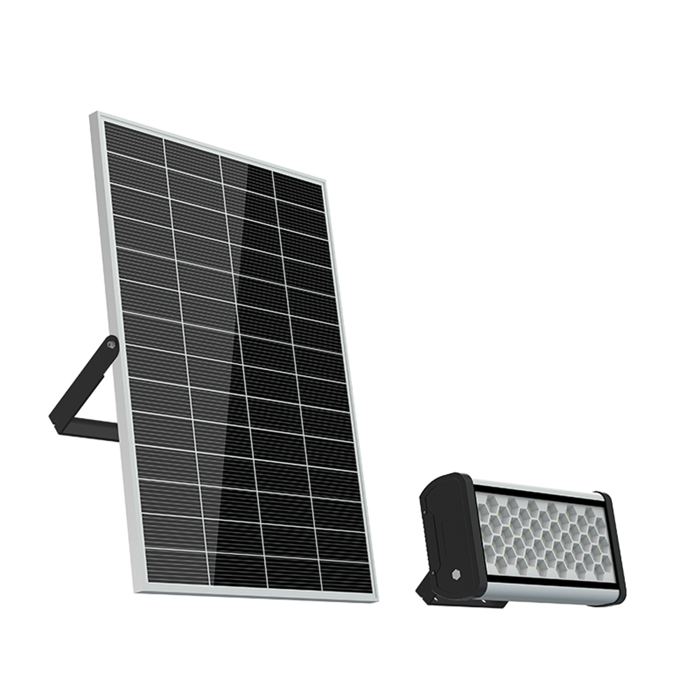 Beyond Solar SUNFORCE 50W Solar LED Flood Light | 8,000 Lumens | 5700K Daylight White | 60W Solar Panel | 512Wh LiFePO4 Battery | IP66