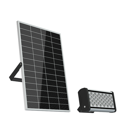 Beyond Solar SUNFORCE 50W Solar LED Flood Light | 8,000 Lumens | 5700K Daylight White | 60W Solar Panel | 512Wh LiFePO4 Battery | IP66