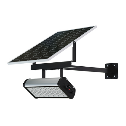 Beyond Solar SUNFORCE 50W Solar LED Flood Light | 8,000 Lumens | 5700K Daylight White | 60W Solar Panel | 512Wh LiFePO4 Battery | IP66