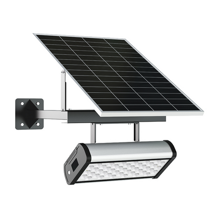 Beyond Solar SUNFORCE 50W Solar LED Flood Light | 8,000 Lumens | 5700K Daylight White | 60W Solar Panel | 512Wh LiFePO4 Battery | IP66