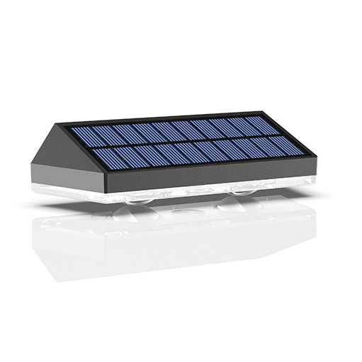 SUN BEAM | Solar LED Wall Washer | 0.8 Watt | 20Lm | Adj CCT 3K/4K/6K | Battery 1 x 500mAh 3.7V | Charging Time 5-6 hrs | IP44 | CE & RoHS Listed | Pack of 4