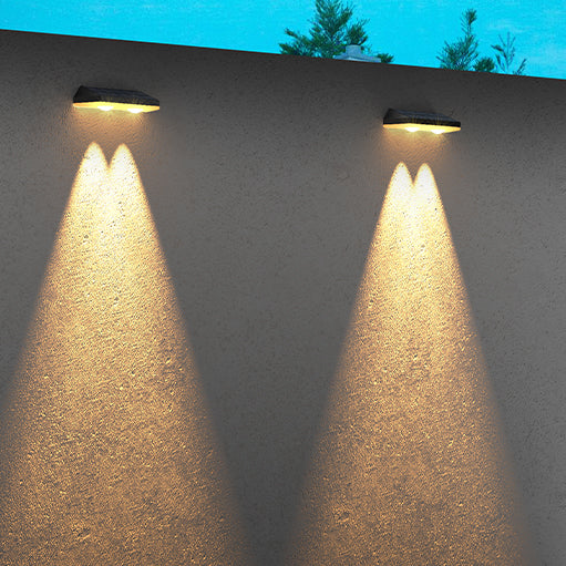 SUN BEAM | Solar LED Wall Washer | 0.8 Watt | 20Lm | Adj CCT 3K/4K/6K | Battery 1 x 500mAh 3.7V | Charging Time 5-6 hrs | IP44 | CE & RoHS Listed | Pack of 4