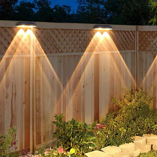 SUN BEAM | Solar LED Wall Washer | 0.8 Watt | 20Lm | Adj CCT 3K/4K/6K | Battery 1 x 500mAh 3.7V | Charging Time 5-6 hrs | IP44 | CE & RoHS Listed | Pack of 4