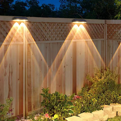 SUN BEAM | Solar LED Wall Washer | 0.8 Watt | 20Lm | Adj CCT 3K/4K/6K | Battery 1 x 500mAh 3.7V | Charging Time 5-6 hrs | IP44 | CE & RoHS Listed | Pack of 4
