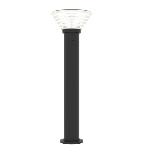 TITAN | AVS-BL000-2 | Solar Bollard Light | 3.5 Watt | 420 Lumens | 3000K-5000K CCT | Solar Panel 6Wc | Lithium Battery 4.5AH/6.4V | Installation Height 17.7 Inch | IP65 | Aluminum | 5 Years Warranty