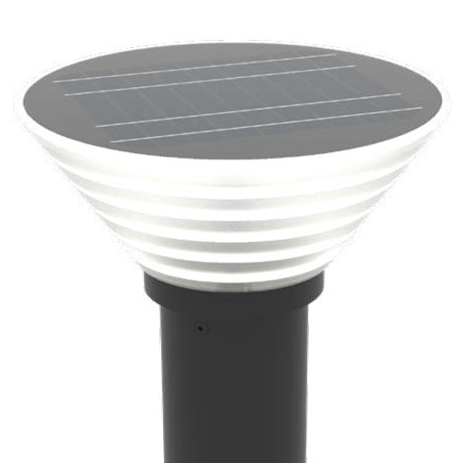 TITAN | AVS-BL000-2 | Solar Bollard Light | 3.5 Watt | 420 Lumens | 3000K-5000K CCT | Solar Panel 6Wc | Lithium Battery 4.5AH/6.4V | Installation Height 17.7 Inch | IP65 | Aluminum | 5 Years Warranty