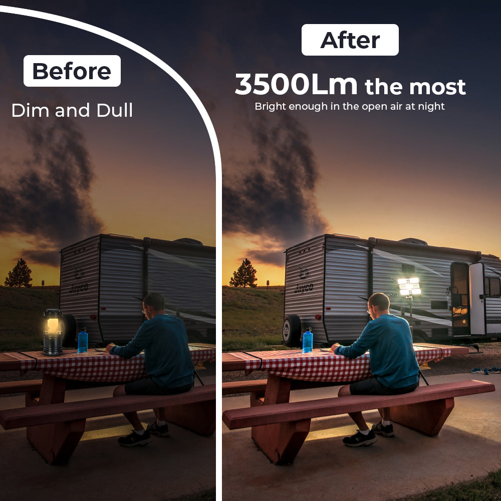 SUN TRACK | Solar Flexible Tripod Design Light | 9 Watt | 3500 Lumens | Multiple Combination Modes | IP44 | Height 4 to 7 Feet