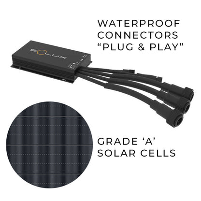 LUMINA | Solar Pathway Light | 14 Watt | 2744 Lumens | 2300K-6500K CCT | Pathway Lighting | Garden Light | Smart Pole Light | 5 Years Warranty
