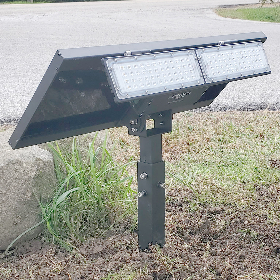 SUNRISE | Solar LED Sign Light | 20 Watt | 2000 Lumens | 5000K | Billboard Light | Monument Sign Lighting | Solar Uplight | 2 Years Warranty - 2
