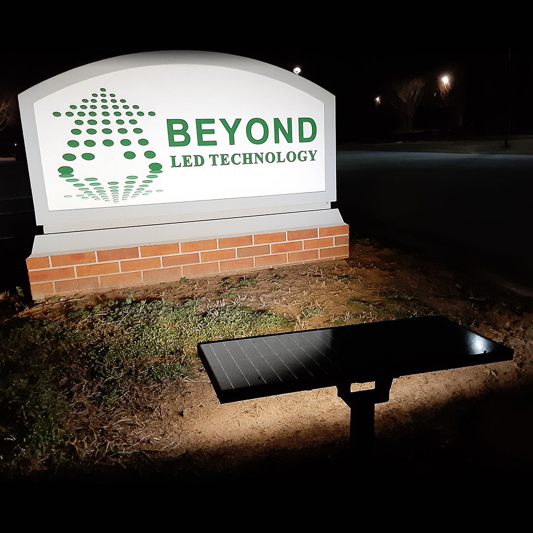 SUNRISE | Solar LED Sign Light | 20 Watt | 2000 Lumens | 5000K | Billboard Light | Monument Sign Lighting | Solar Uplight | 2 Years Warranty - 10