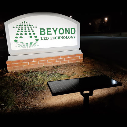 SUNRISE | Solar LED Sign Light | 20 Watt | 2000 Lumens | 5000K | Billboard Light | Monument Sign Lighting | Solar Uplight | 2 Years Warranty - 10