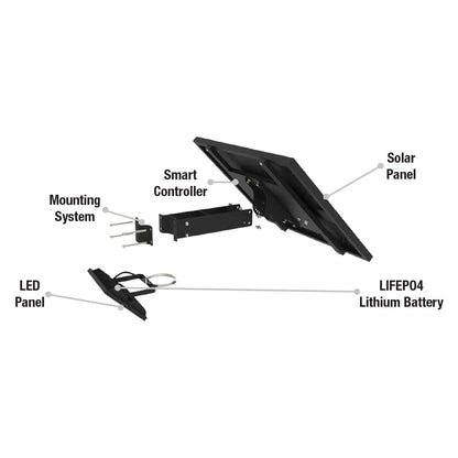 CAPELLA | Solar LED Flood Light | 40 Watt | 5600 Lumens | 5000K | 3 Years Warranty - 3