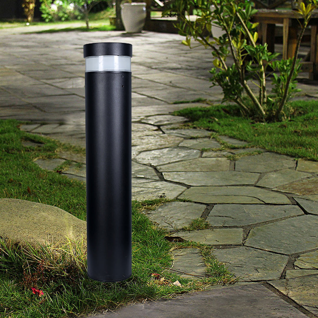 TITAN | Solar Bollard Light | 1.8 Watt | 250 Lumens | 5000K | Black Housing | Pathway Lighting | Garden Light | Solar Post Top Light | 5 Years Warranty - 2