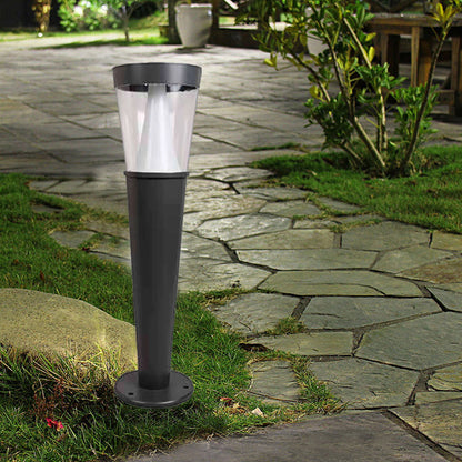TITAN | Solar Bollard Light | 3 Watt | 250 Lumens | 5000K | Black Housing | Pathway Lighting | Garden Light | Solar Post Top Light | 5 Years Warranty - 2