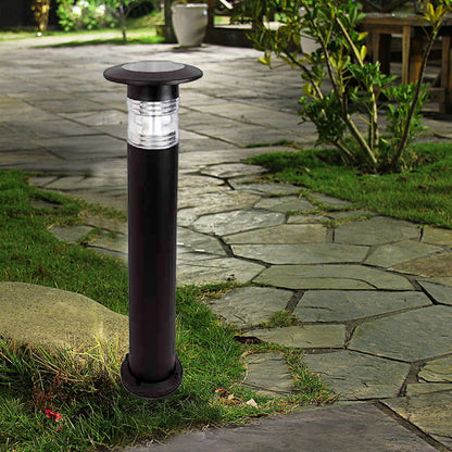 TITAN | Solar Bollard Light | 1.8 Watt | 250 Lumens | 2300K/6500K | Fixture Height 43.30" | Black Housing | Pathway Lighting | Garden Light | Solar Post Top Light | 5 Years Warranty - Beyond Solar